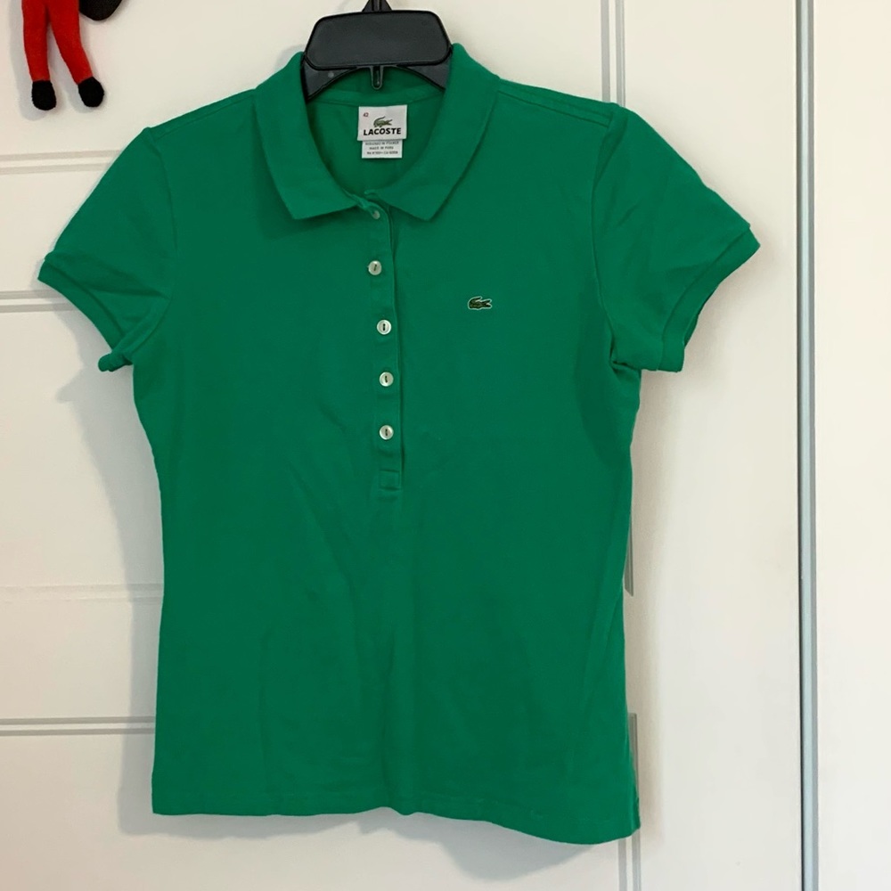 Women’s Lacoste Green Polo
